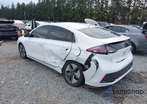2020 Hyundai Ioniq Hybrid Limited из США, поврежденный, VIN KMHC05LCXLU202966
